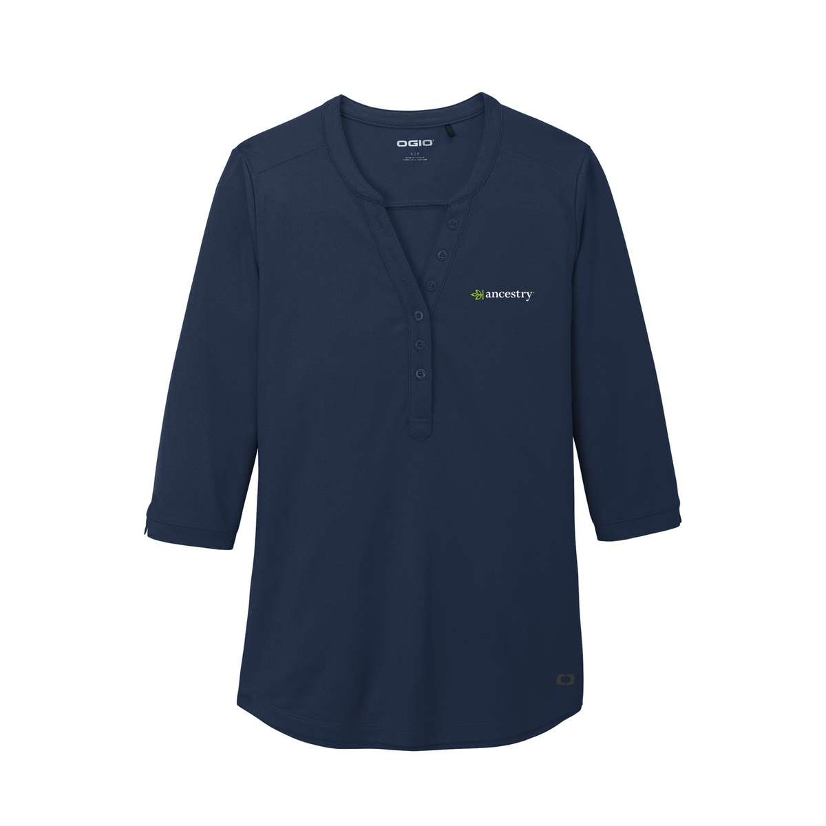 Women's Jewel Henley Ancestry® Shirt