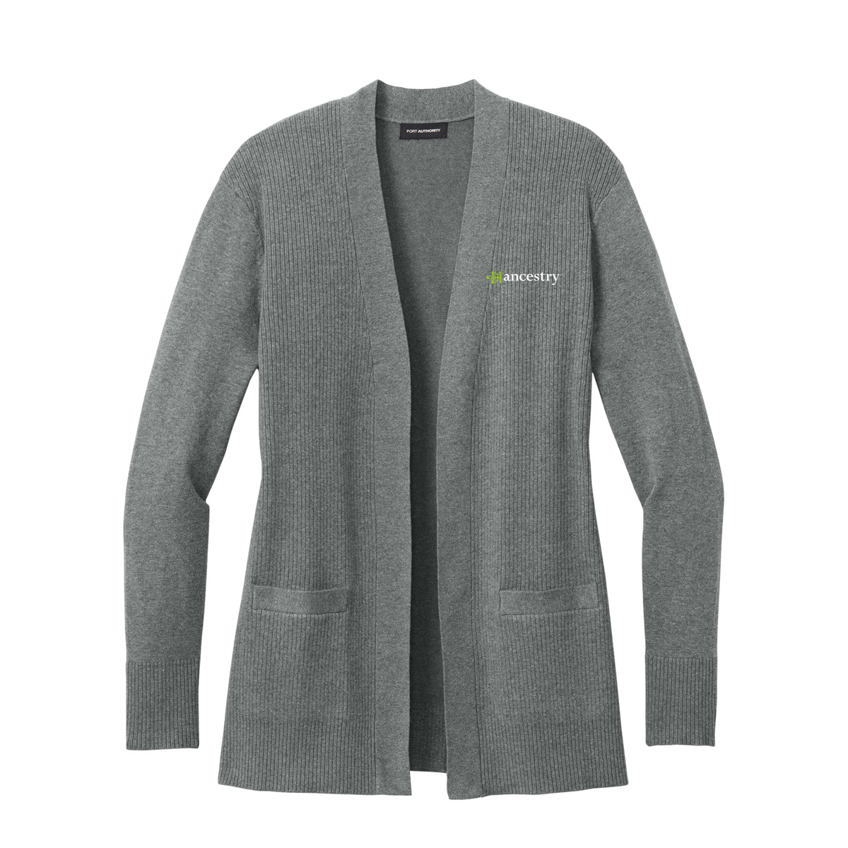 Women's Open Front Cardigan Ancestry® Sweater