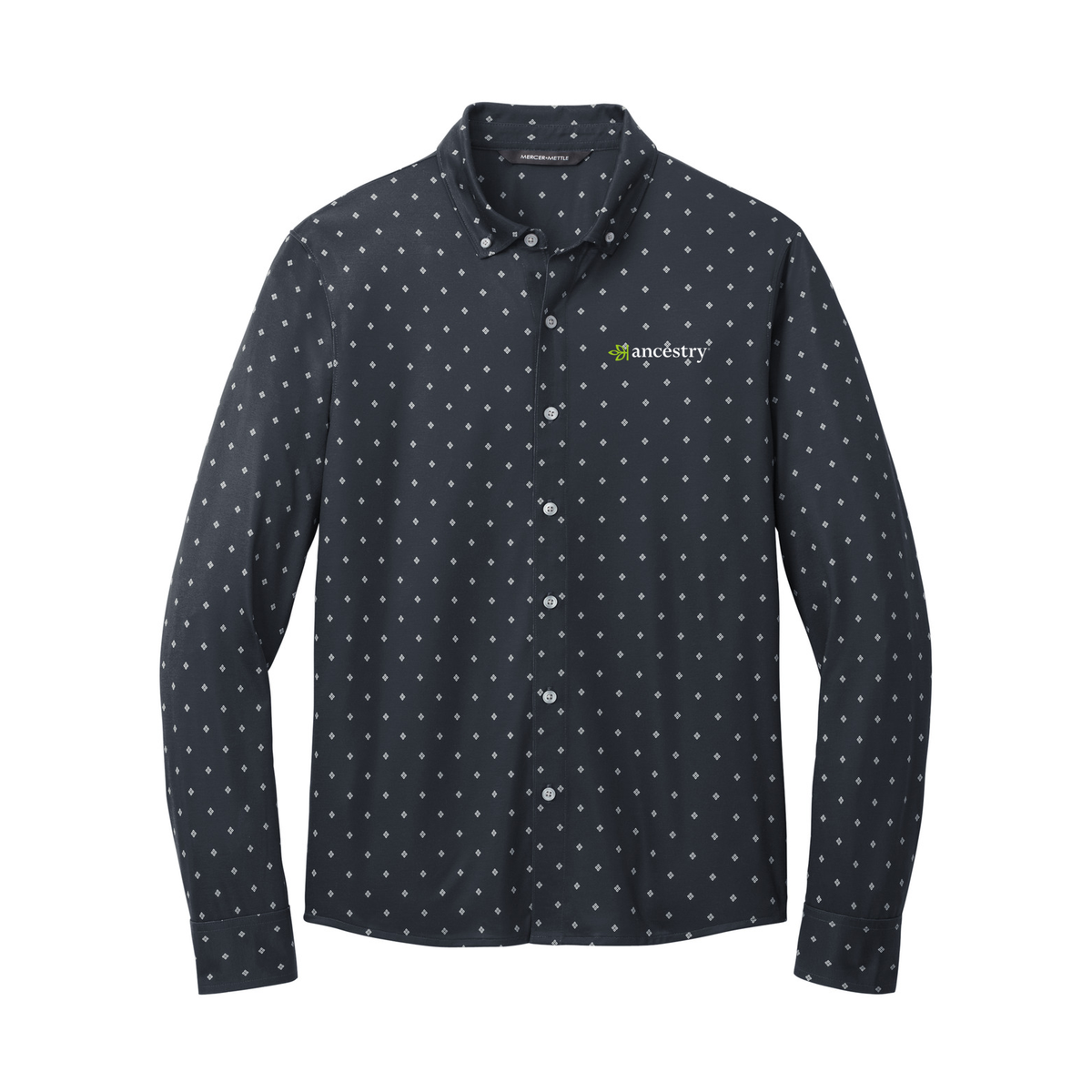 Men's Stretch Jersey Long Sleeve Button Up Ancestry® Shirt