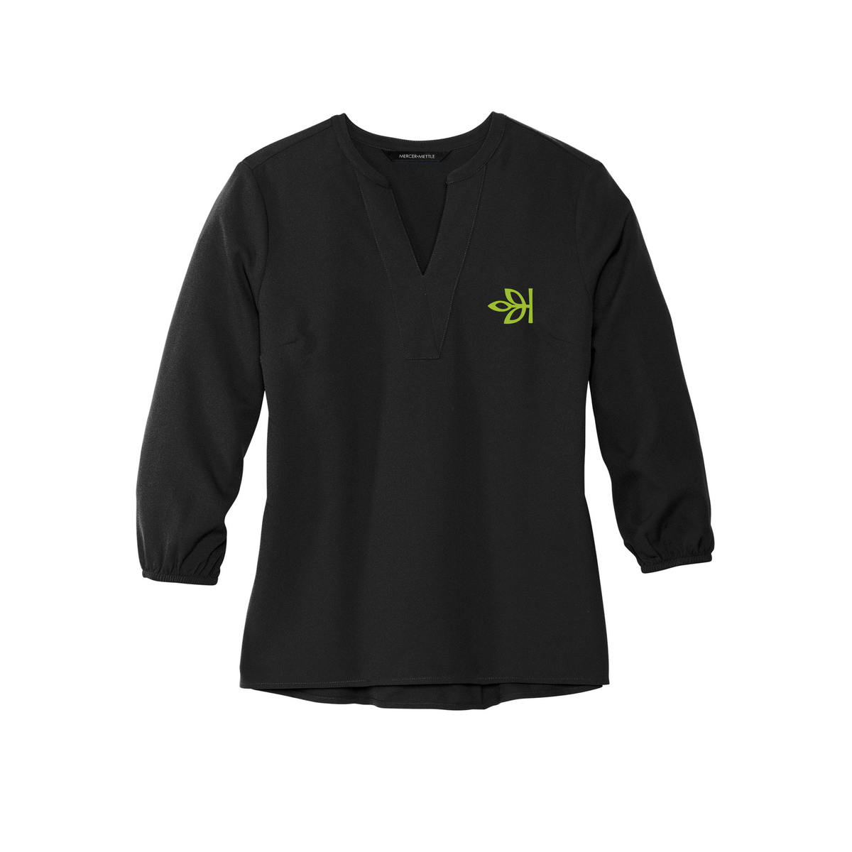 Women's Stretch Crepe 3/4-Sleeve Ancestry® Blouse