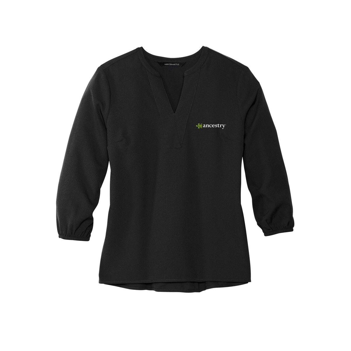Women's Stretch Crepe 3/4-Sleeve Ancestry® Blouse