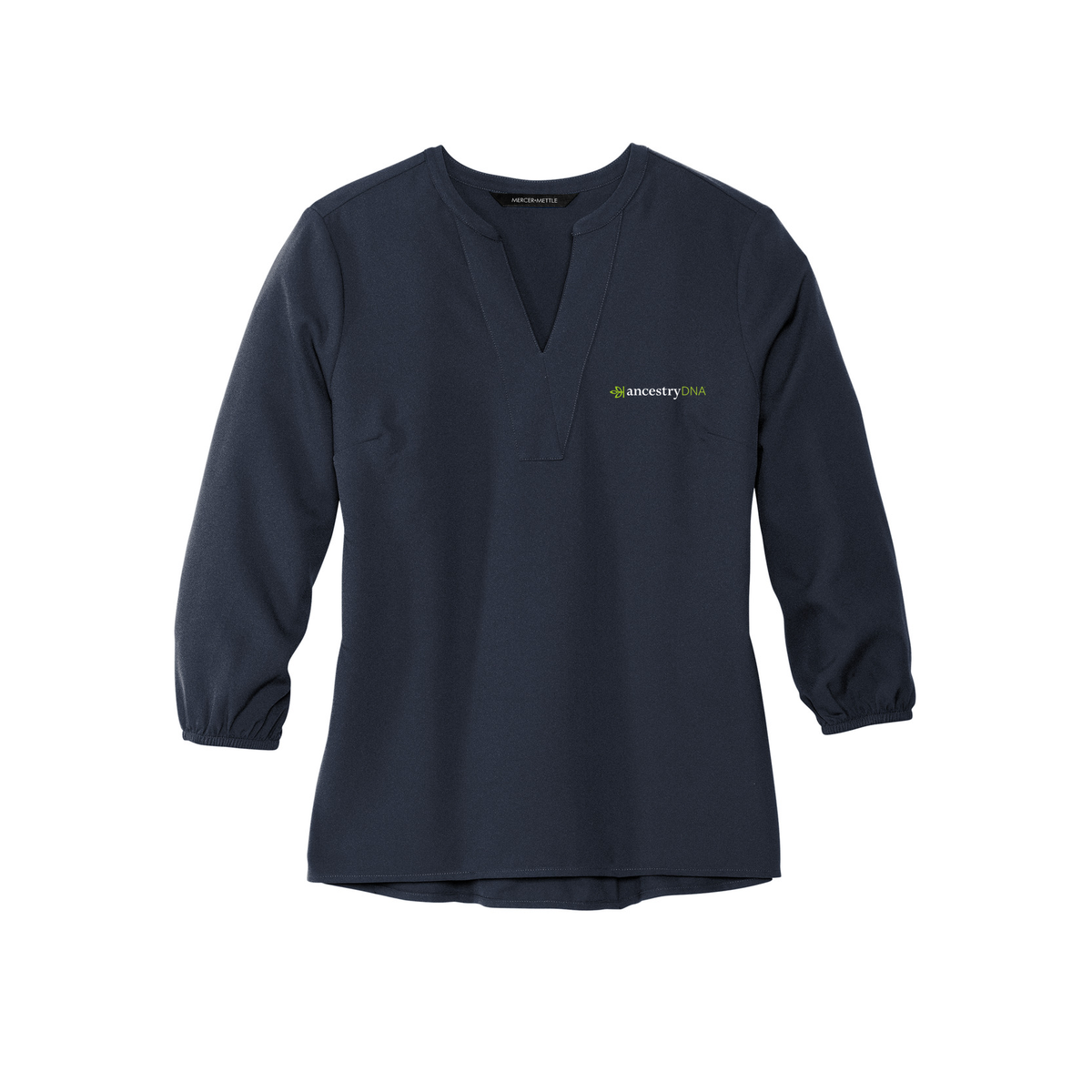 Women's Stretch Crepe 3/4-Sleeve Ancestry® Blouse