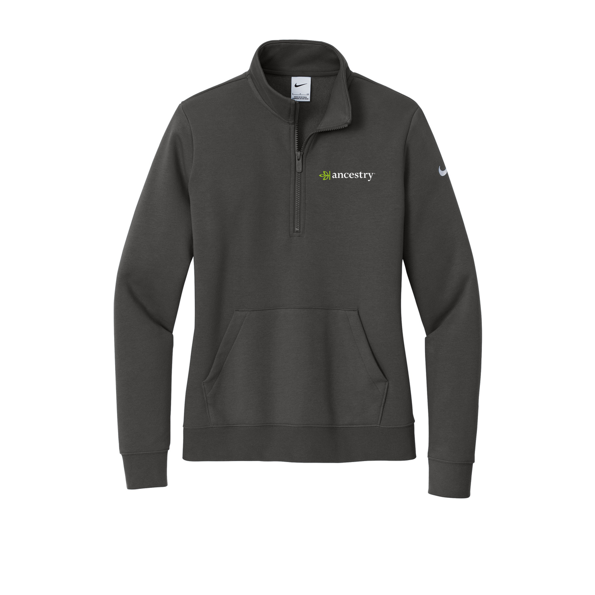Women's Nike Club Fleece Sleeve Swoosh 1/2-Zip Ancestry® Pullover - 7 Colors