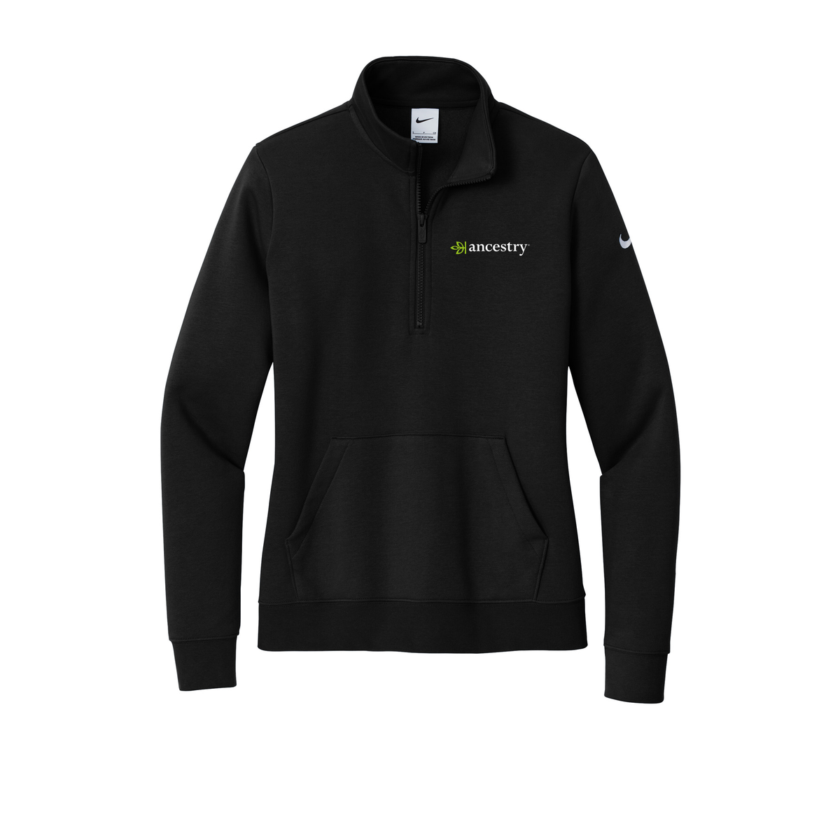 Women's Nike Club Fleece Sleeve Swoosh 1/2-Zip Ancestry® Pullover - 7 Colors