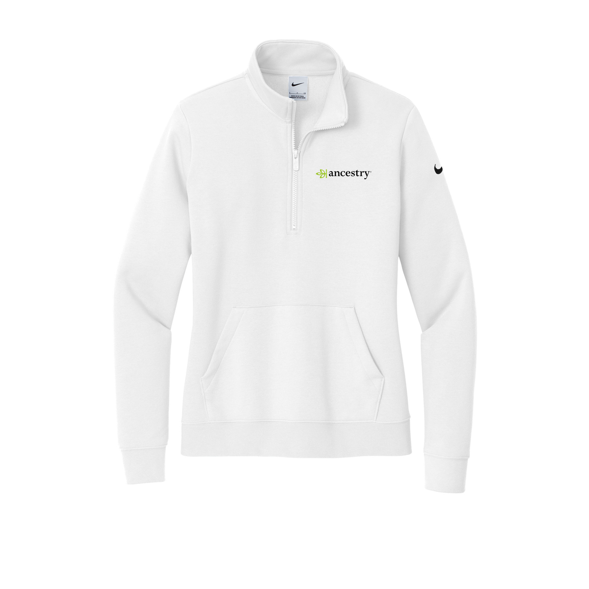 Women's Nike Club Fleece Sleeve Swoosh 1/2-Zip Ancestry® Pullover - 7 Colors