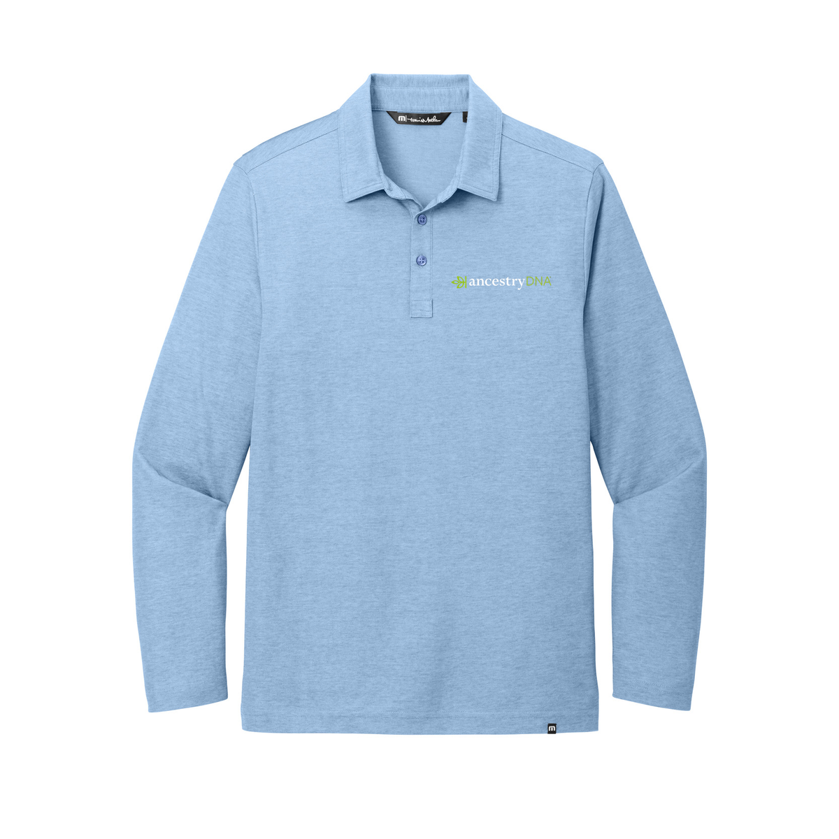 TravisMathew Oceanside Heather Long Sleeve Polo