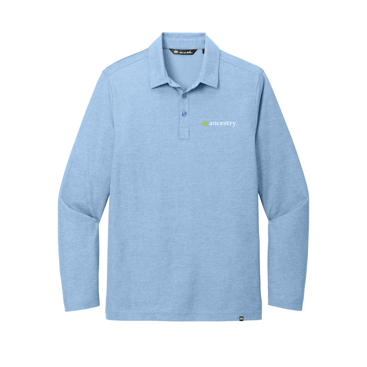 TravisMathew Oceanside Heather Long Sleeve Polo