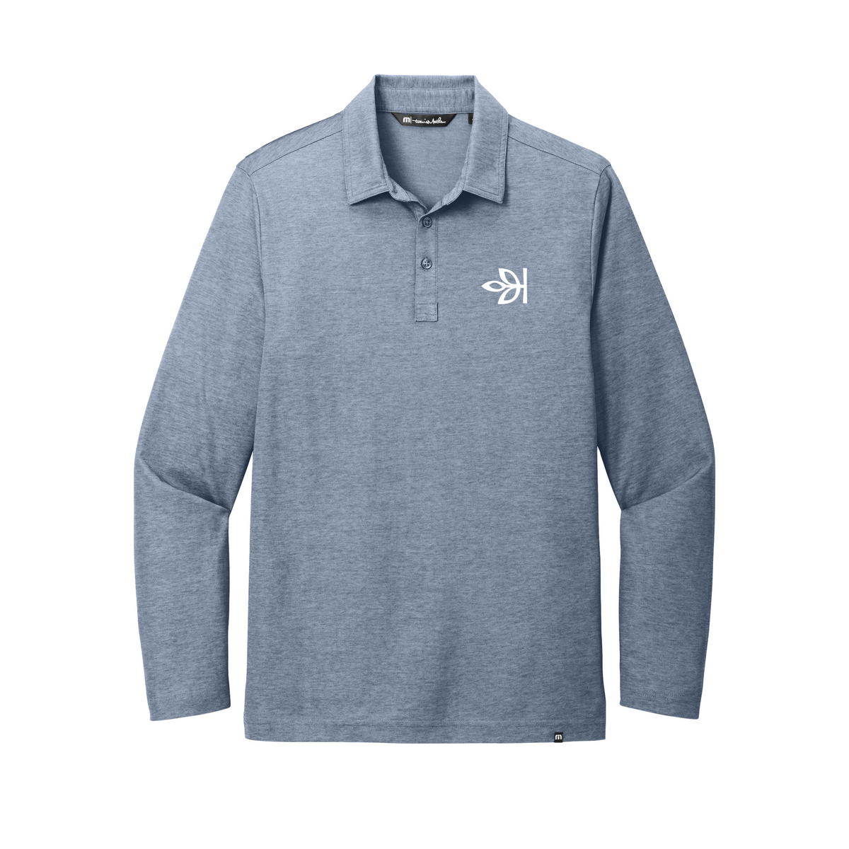 TravisMathew Oceanside Heather Long Sleeve Polo