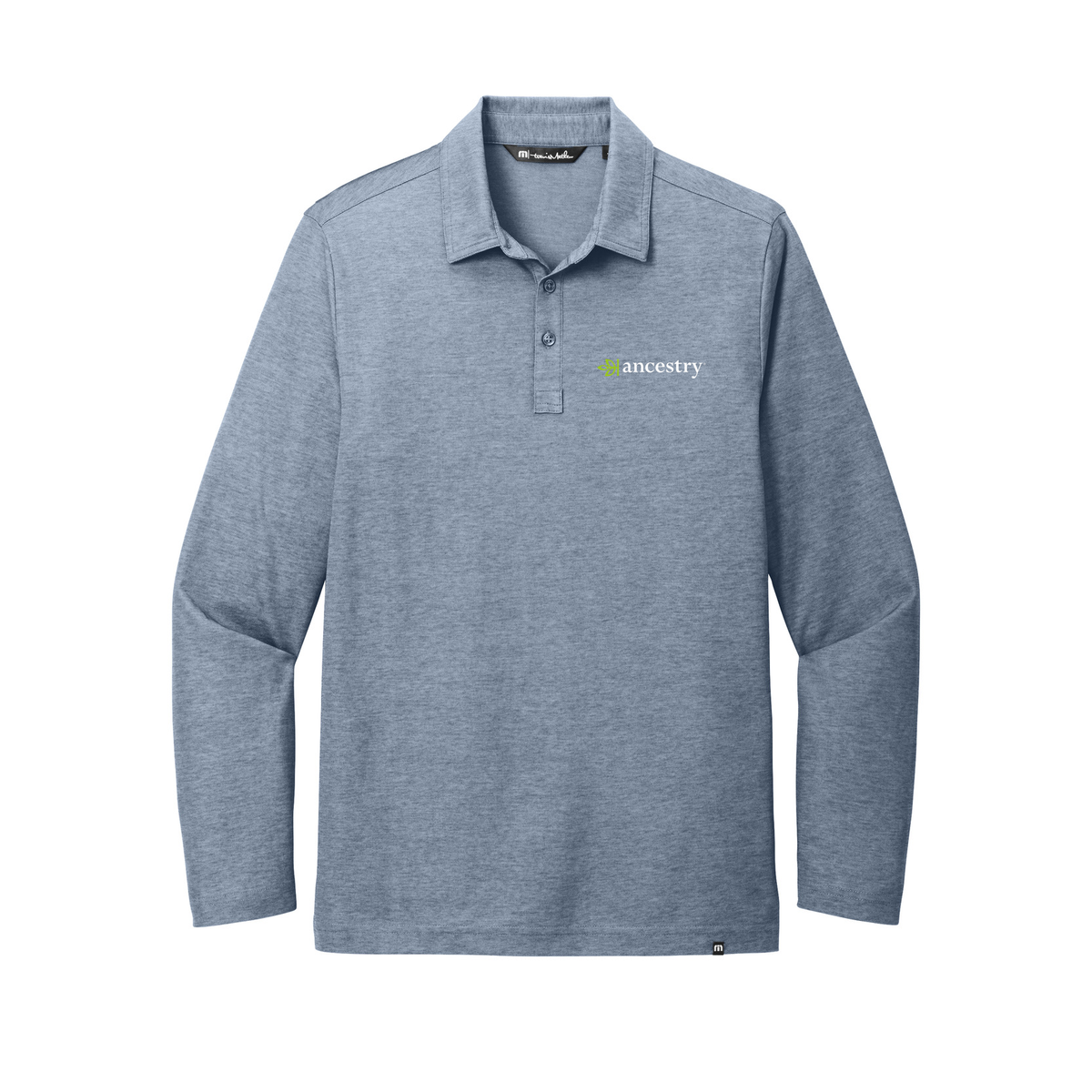 TravisMathew Oceanside Heather Long Sleeve Polo