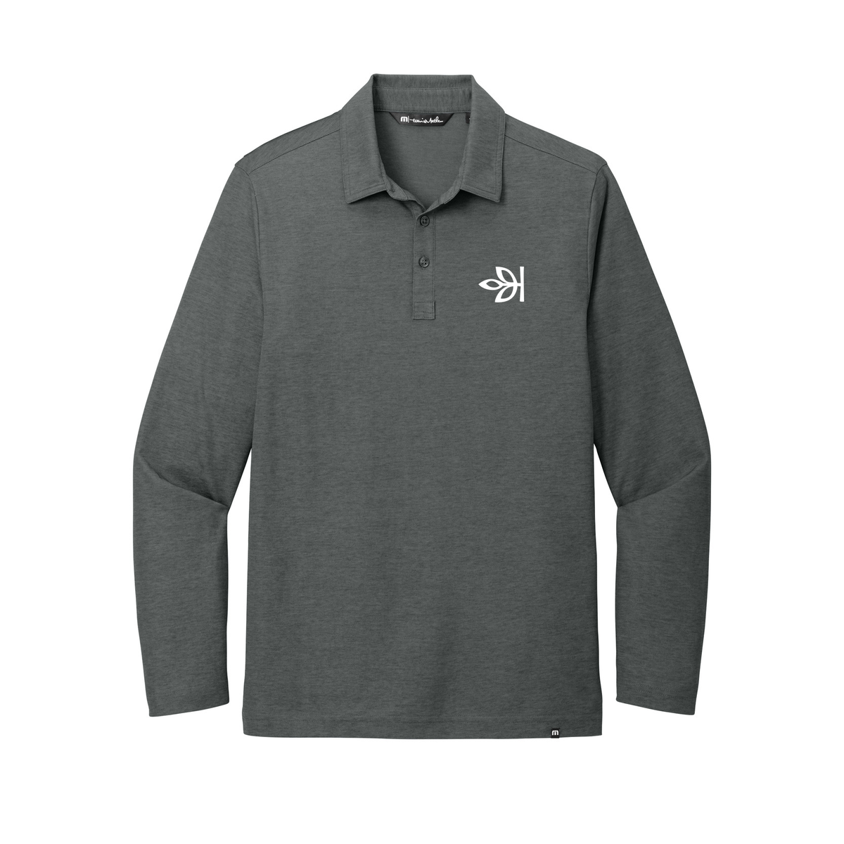 TravisMathew Oceanside Heather Long Sleeve Polo