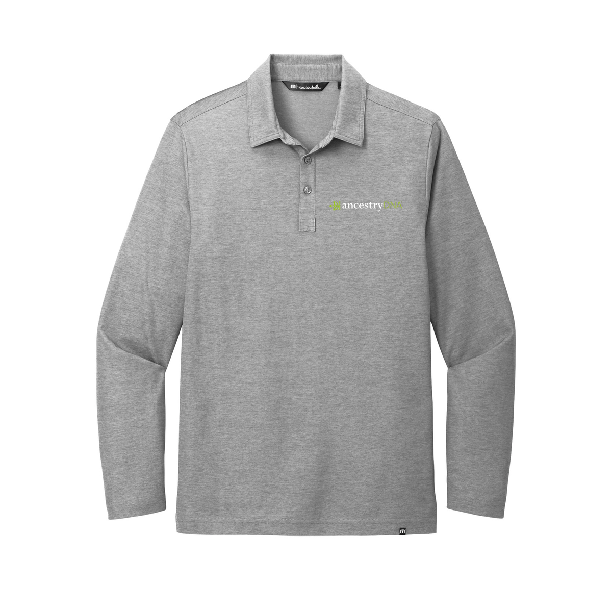 TravisMathew Oceanside Heather Long Sleeve Polo