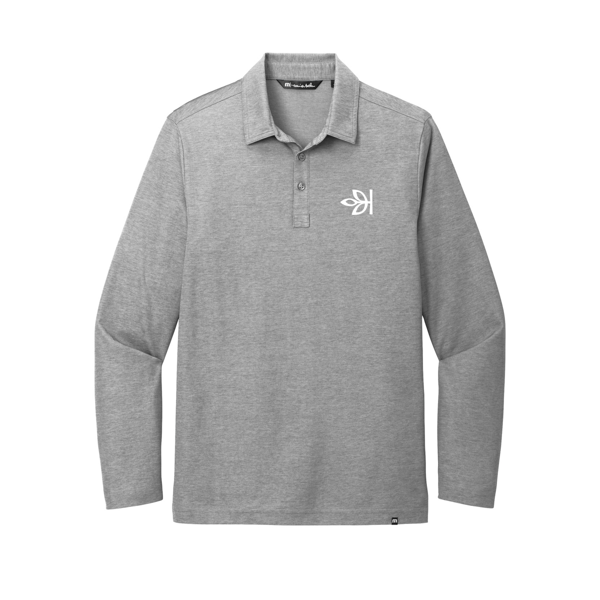 TravisMathew Oceanside Heather Long Sleeve Polo