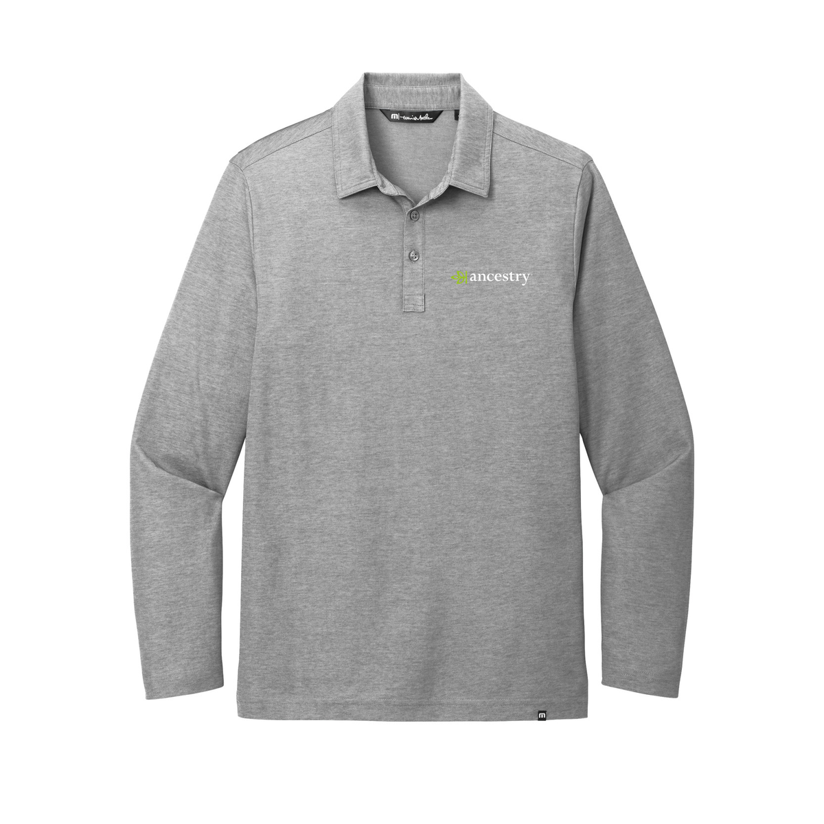 TravisMathew Oceanside Heather Long Sleeve Polo