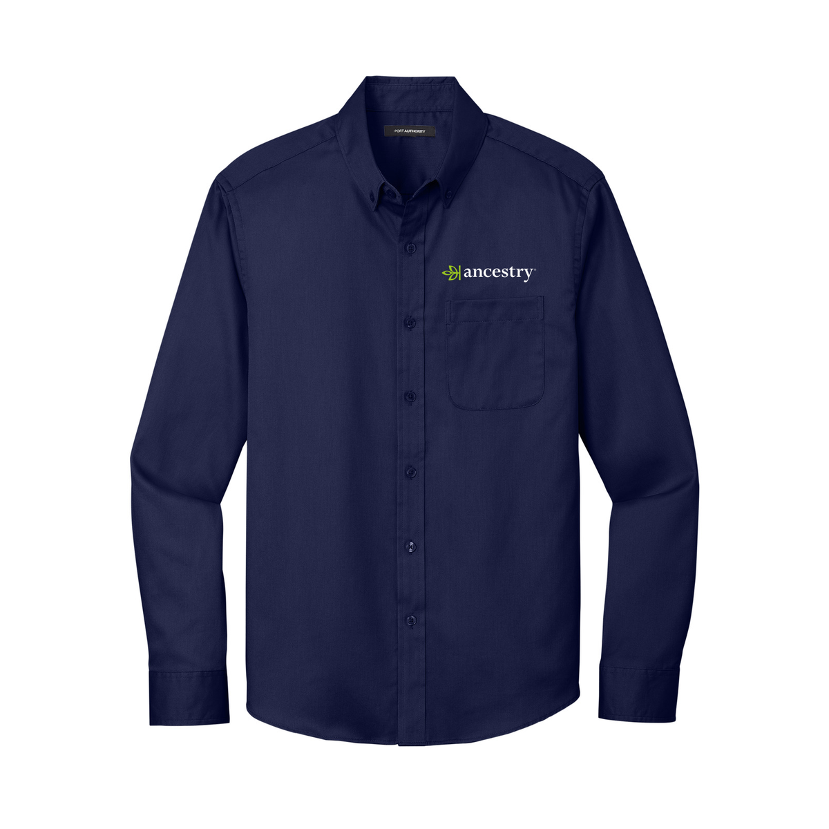 Men's Twill Long Sleeve Ancestry® Button Up Shirt