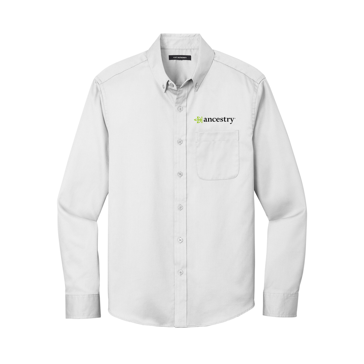 Men's Twill Long Sleeve Ancestry® Button Up Shirt