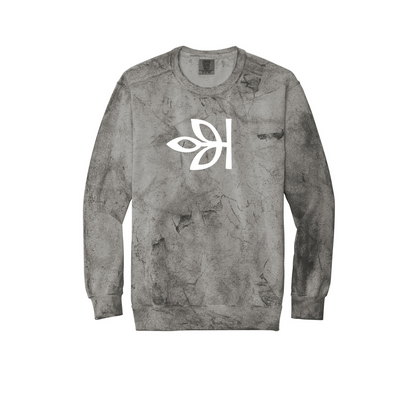 Unisex Ancestry® White Leaf Color Blast Crewneck