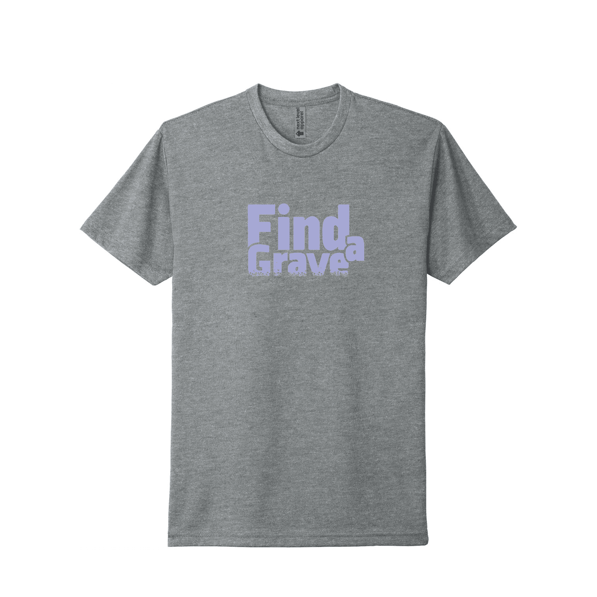 Dark Heather Gray - FindaGrave_Text_shirt