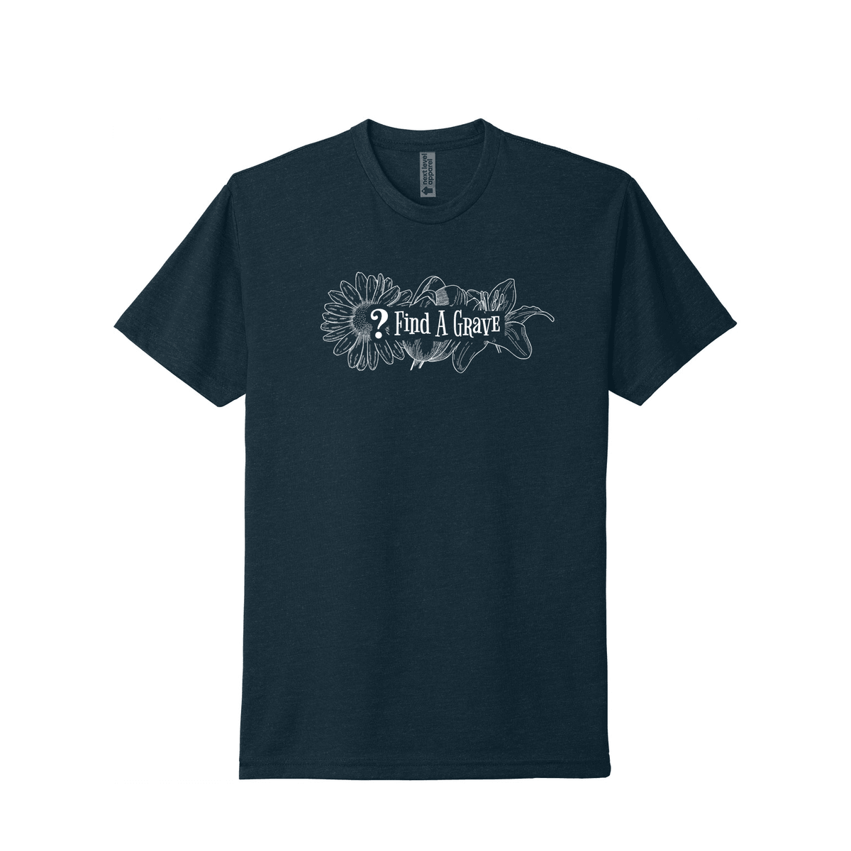 Midnight Navy - FindaGrave_Flowers_shirt