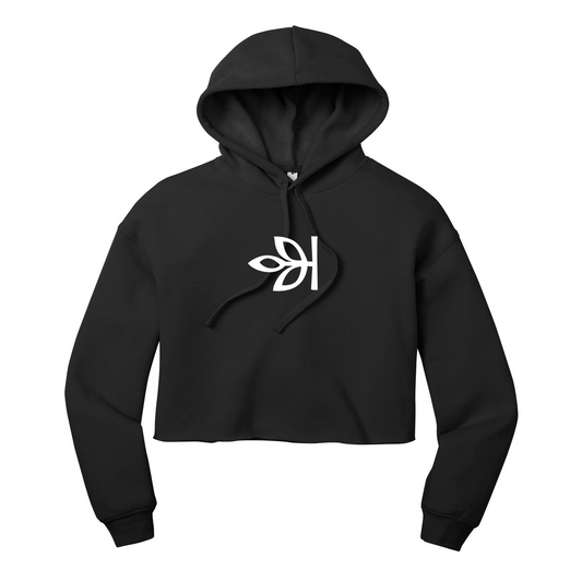 Women's Felt Ancestry® Leaf Cropped Hoodie