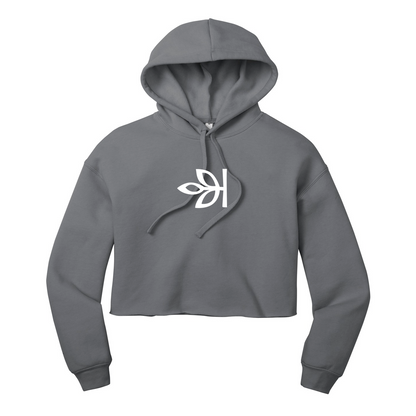Women's Felt Ancestry® Leaf Cropped Hoodie