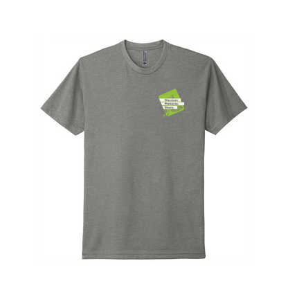 Ancestry Discover, Preserve, Share V2 T-Shirt - Stone/ Gray
