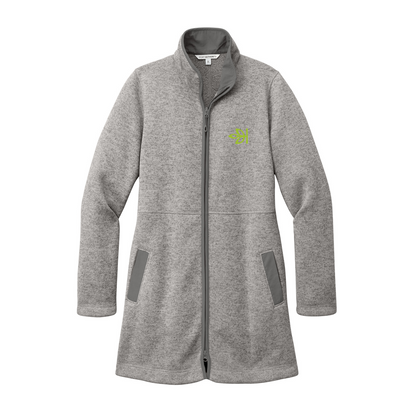 Women Sweater Fleece Long Jacket