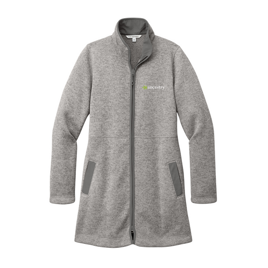 Women Sweater Fleece Long Jacket