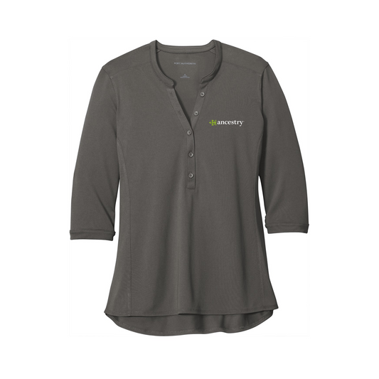 Women's Ancestry® UV Choice Pique Henley Shirt