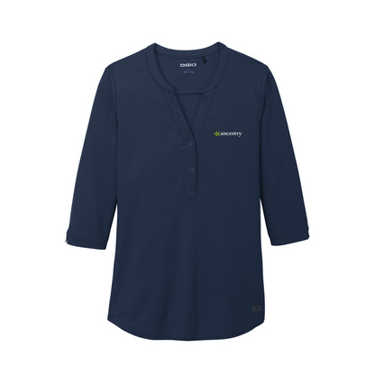 Women's Jewel Henley Ancestry® Shirt