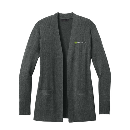 Women's Open Front Cardigan Ancestry® Sweater