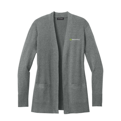 Women's Open Front Cardigan Ancestry® Sweater