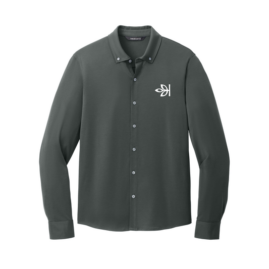 Men's Stretch Jersey Long Sleeve Button Up Ancestry® Shirt