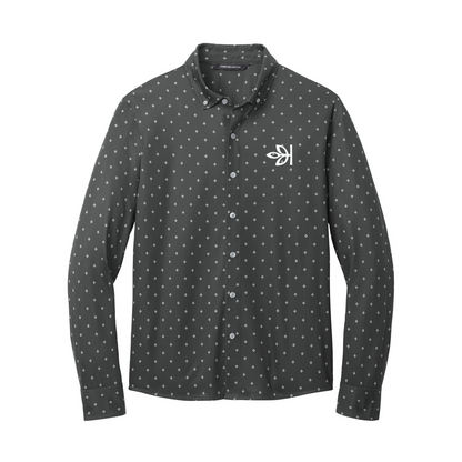 Men's Stretch Jersey Long Sleeve Button Up Ancestry® Shirt