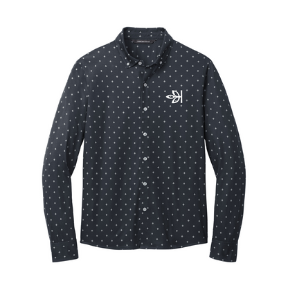Men's Stretch Jersey Long Sleeve Button Up Ancestry® Shirt