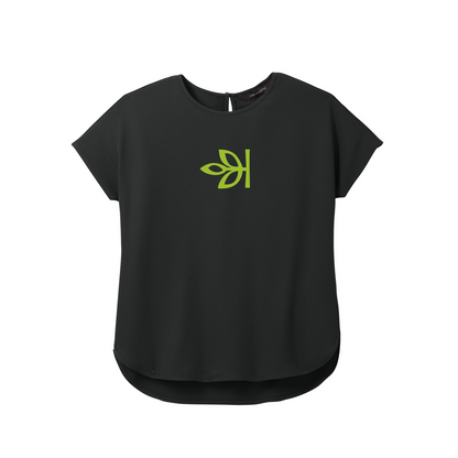 Women's Stretch Crepe Crew Ancestry® Shirt