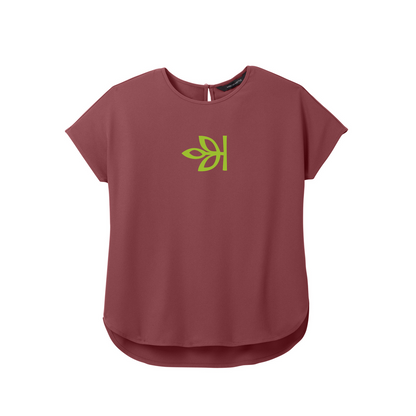 Women's Stretch Crepe Crew Ancestry® Shirt