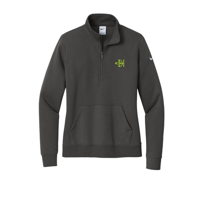 Women's Nike Club Fleece Sleeve Swoosh 1/2-Zip Ancestry® Pullover - 7 Colors