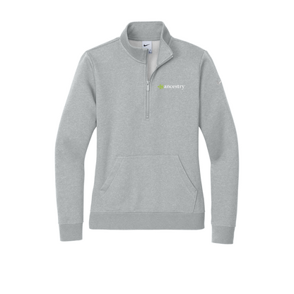 Women's Nike Club Fleece Sleeve Swoosh 1/2-Zip Ancestry® Pullover - 7 Colors