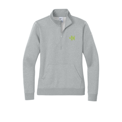 Women's Nike Club Fleece Sleeve Swoosh 1/2-Zip Ancestry® Pullover - 7 Colors