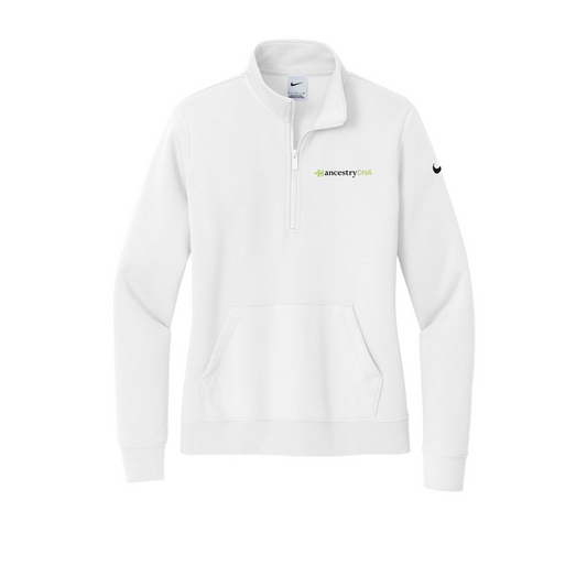 Women's Nike Club Fleece Sleeve Swoosh 1/2-Zip Ancestry® Pullover - 7 Colors