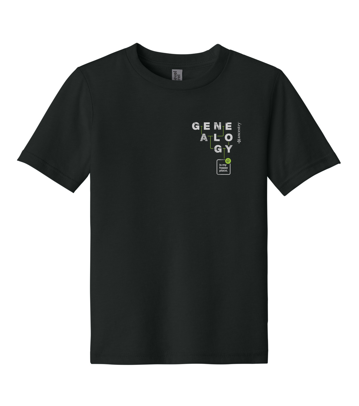 Genealogy is my Happy Place Youth T-Shirt