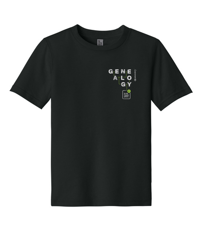 Genealogy is my Happy Place Youth T-Shirt