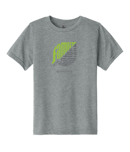 Ancestry Family Historian Leaf Youth T-Shirt
