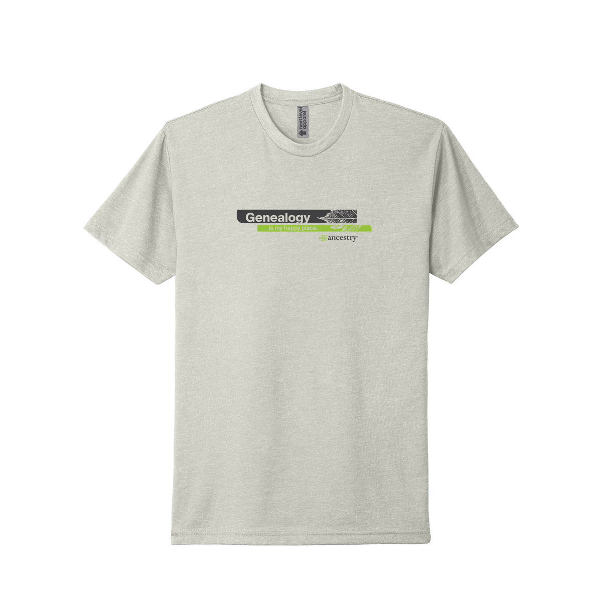 Ancestry Geneology is my Happy Place T-Shirt - Sand