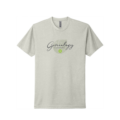 Ancestry Genealogy is my Happy Place V3 T-Shirt - Sand