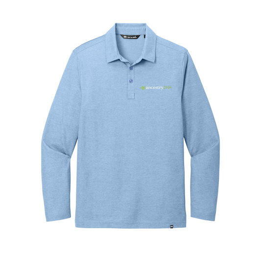 TravisMathew Oceanside Heather Long Sleeve Polo