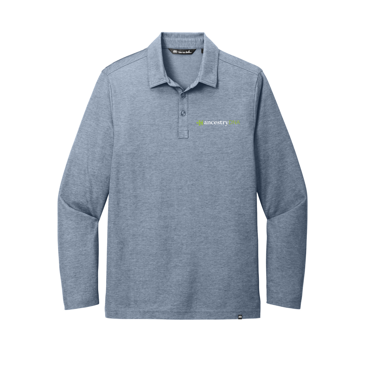 TravisMathew Oceanside Heather Long Sleeve Polo