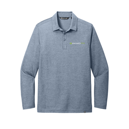 TravisMathew Oceanside Heather Long Sleeve Polo