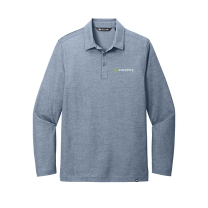 TravisMathew Oceanside Heather Long Sleeve Polo