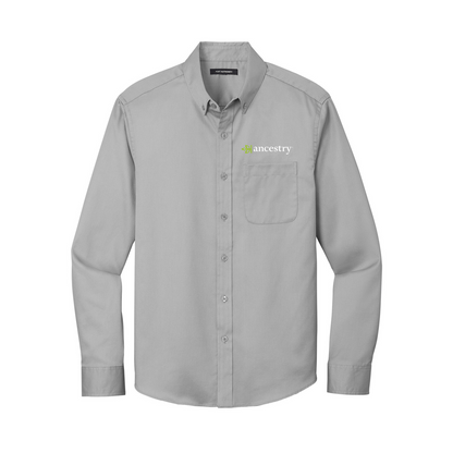Men's Twill Long Sleeve Ancestry® Button Up Shirt